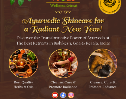 Ayurveda and Natural Beauty Practices by Veda5 Rishikesh Goa Kerala India